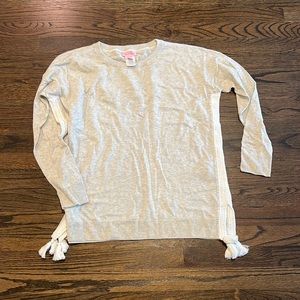 Lilly Pulitzer sweater heather grey medium